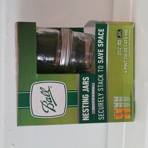 Ball nesting jars wide mouth 16 oz